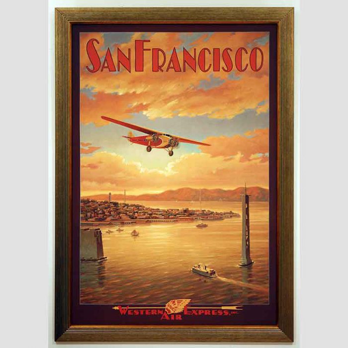 Western Air Express, over S.F. Bay