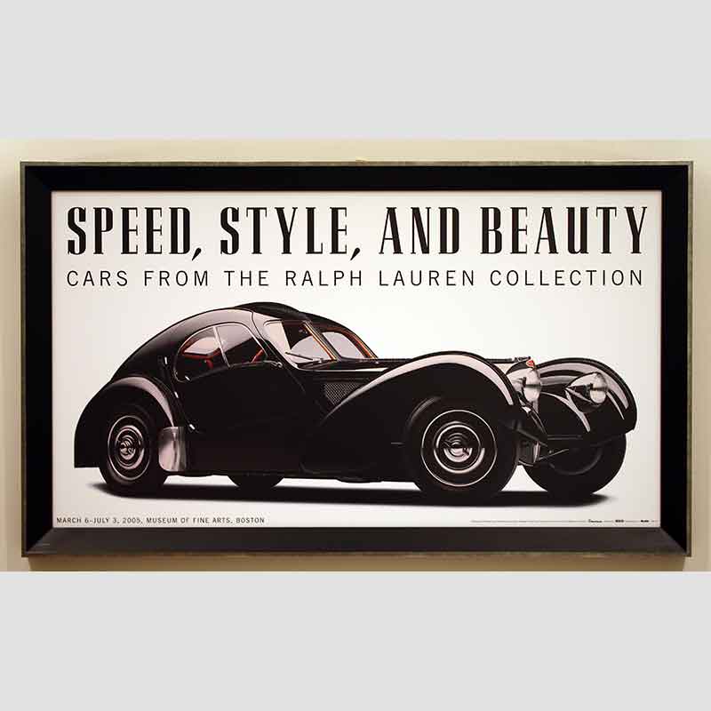 Bugatti - Ralph Lauren Collection - Art Retro Vintage Poster Art