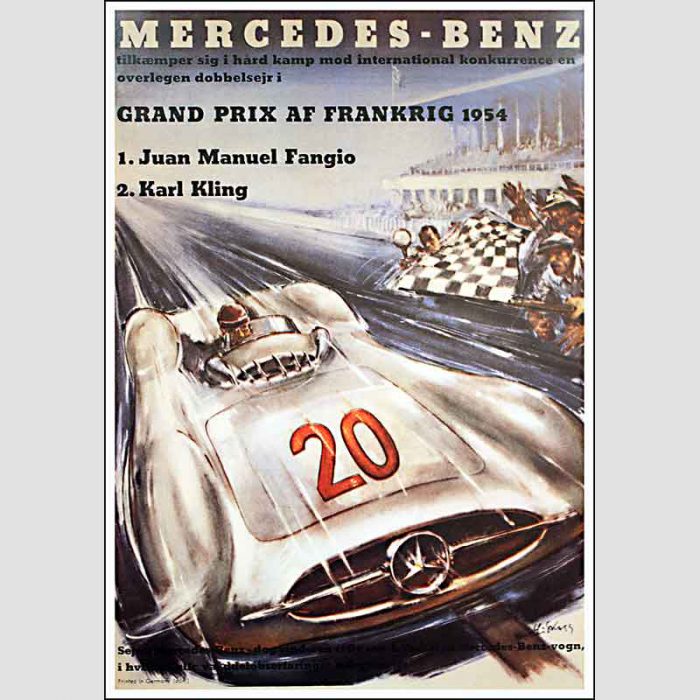 Mercedes Benz 1954 GP, Fangio