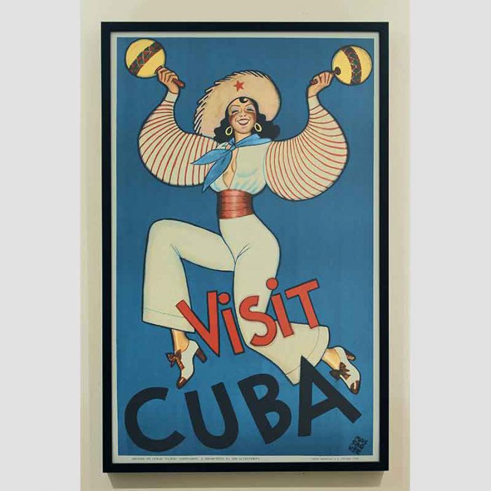 Visit Cuba - blue