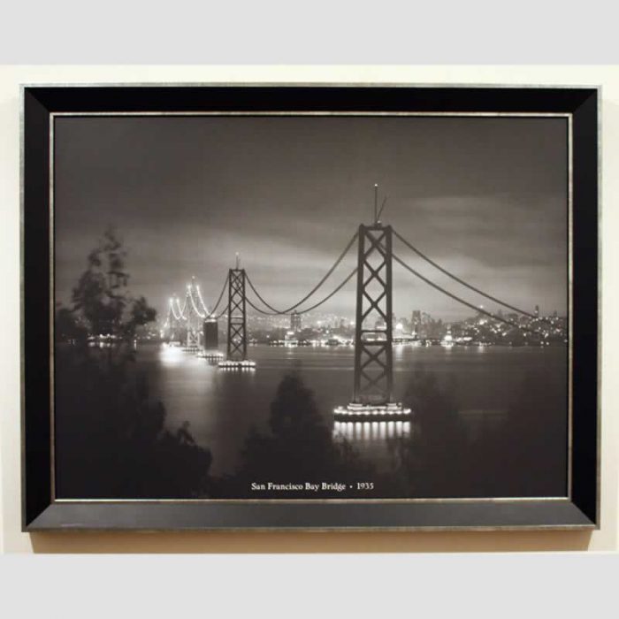 S.F. Bay Bridge 1935 (night)