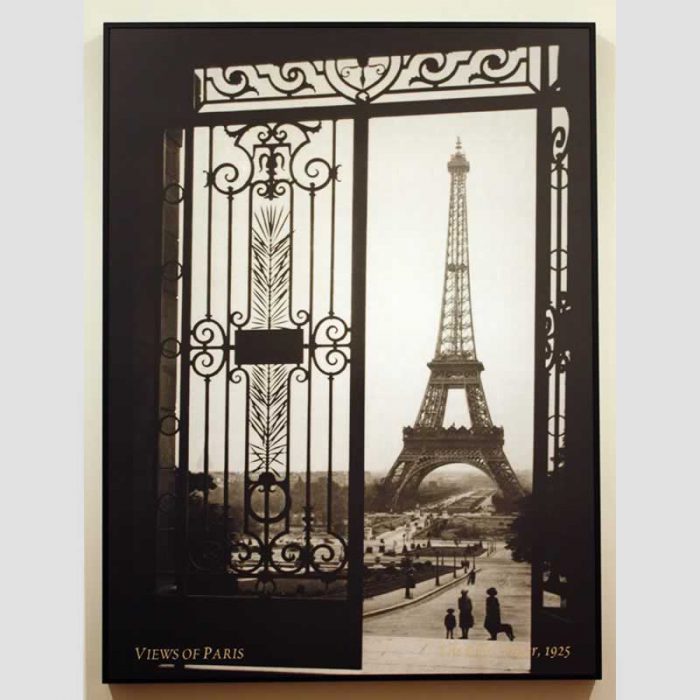 View of Paris, Eiffel Tower 1925