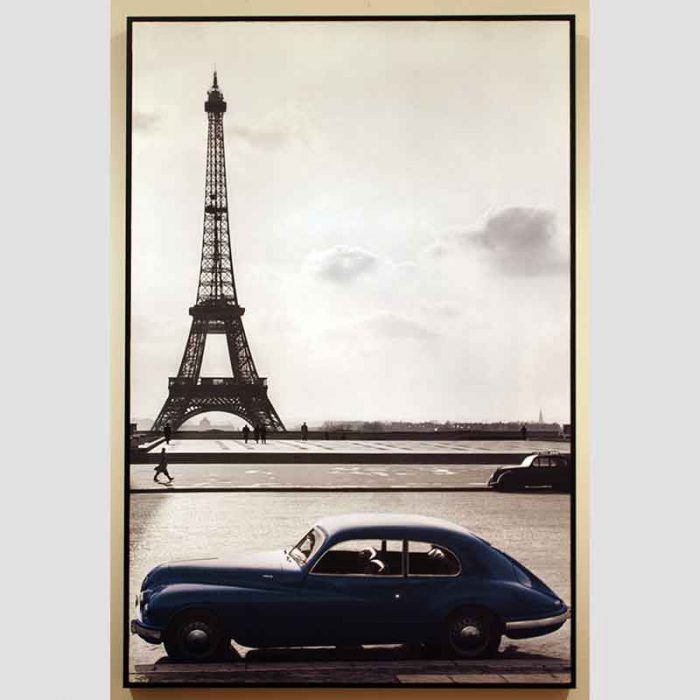 Eiffel Tower, Blue Peugeot