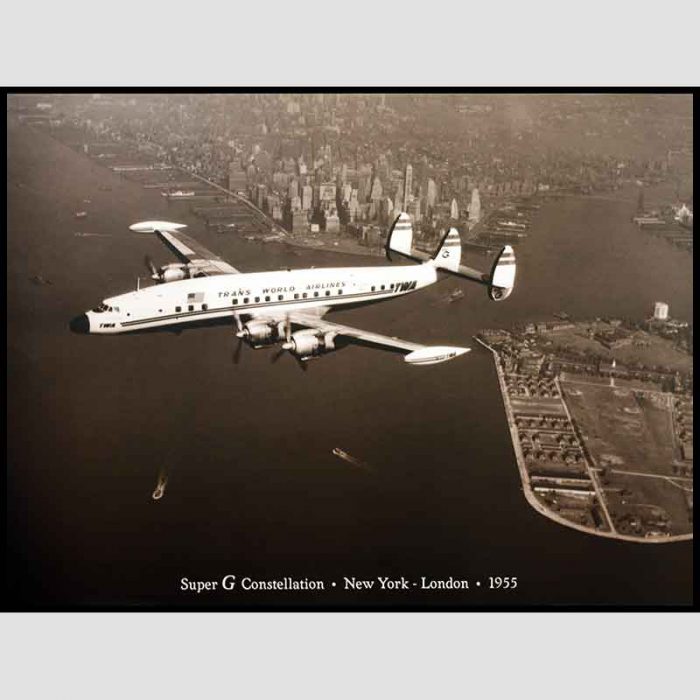 Constellation Over N.Y. 1955