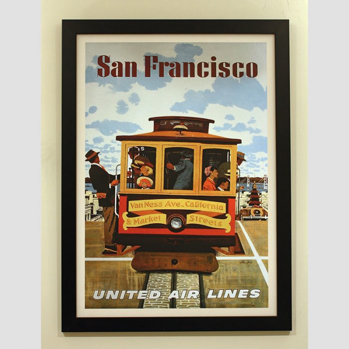 United Air Lines San Francisco Cable Car